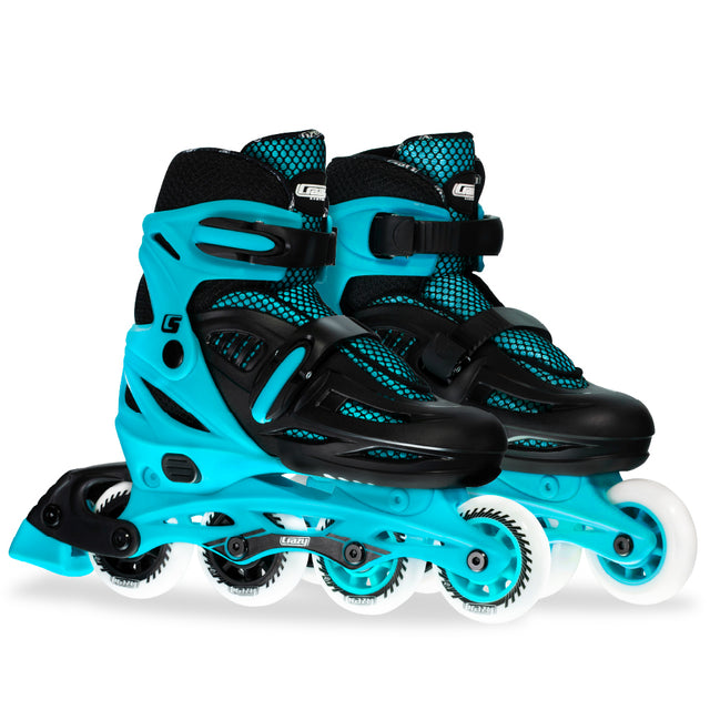 Crazy Skates Blade Teal Size Adjustable Inline Skates
