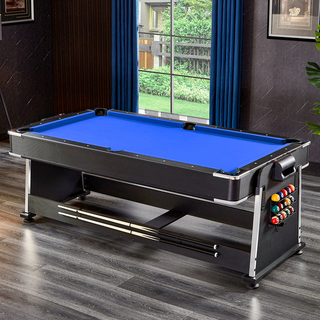 ActiveGo AirShot 4-IN-1 Pool, Air Hockey, Table Tennis Table