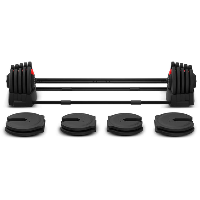 CORTEX Revolock V2 80kg Pair Set Adjustable Steel Dumbbell Barbell All-in-One with Stand