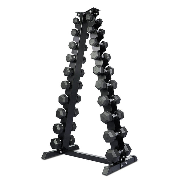 CORTEX 110kg Hex Fixed Dumbbell Set (1-10kg Pairs)