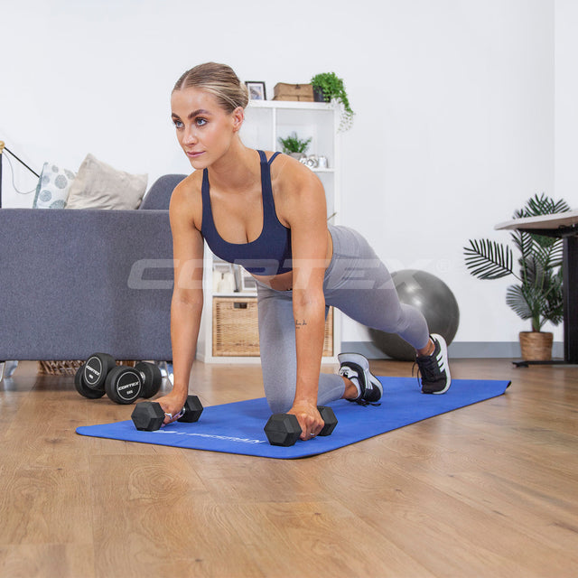 CORTEX 110kg Hex Fixed Dumbbell Set (1-10kg Pairs)