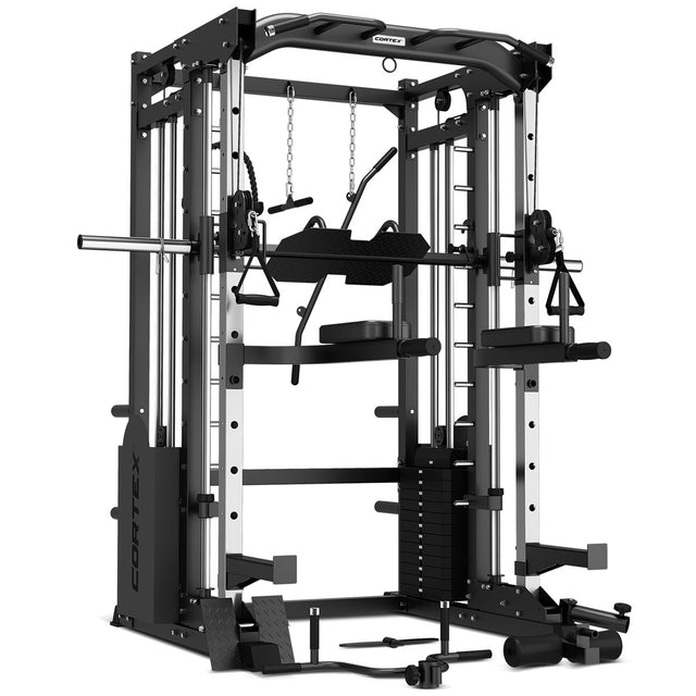 CORTEX SM25 Multi Gym (Dual Stack Functional Trainer, Smith Machine, Half Rack)