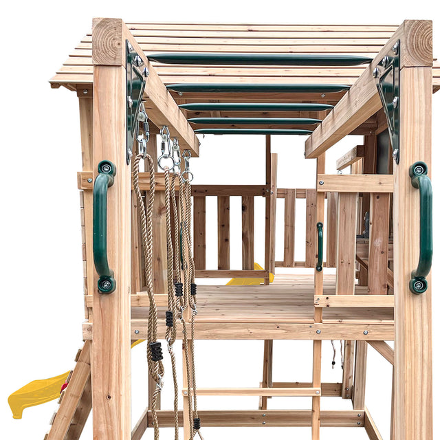 Lifespan Kids Kingston Cubby House with 2.2m Yellow Slide