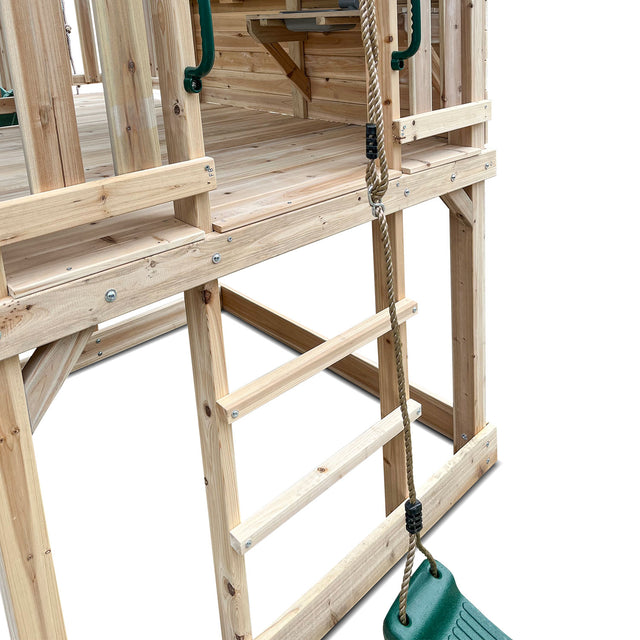 Lifespan Kids Kingston Cubby House with 2.2m Yellow Slide