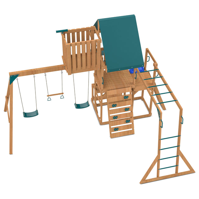 Lifespan Kids Walton Play Centre Set with 2.2m Blue Slide