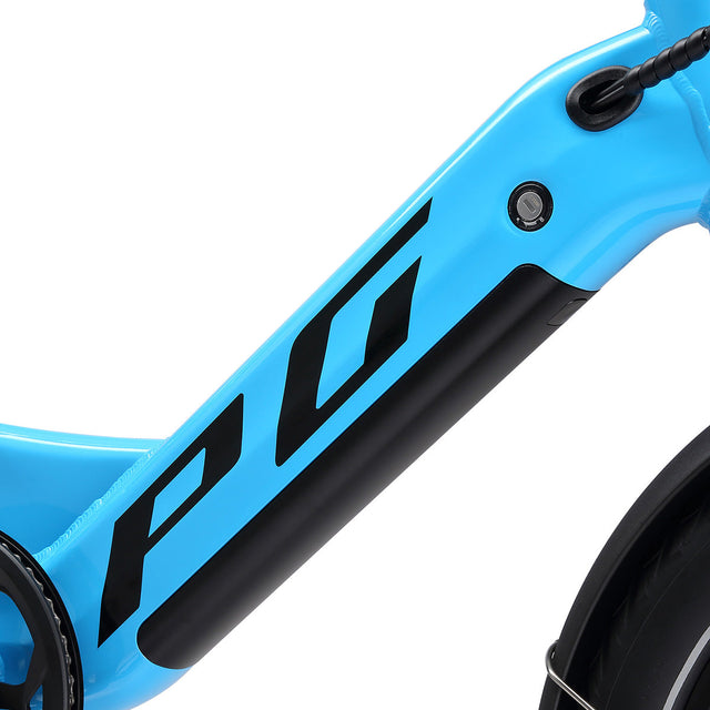 Progear Bikes E-Moover Cargo Bike + Hauler Kit - Electric Blue