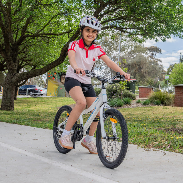 Progear DuraLite 7 Speed Kids Bike 20" - Pearl White