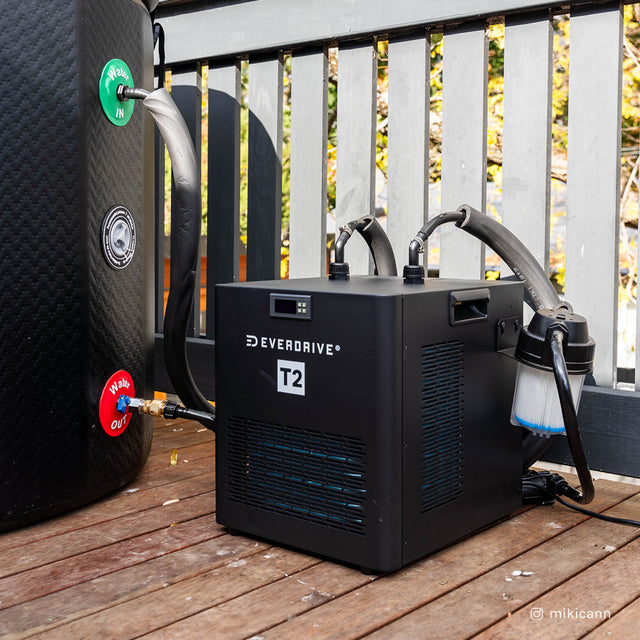 Regen8 PolarBarrel Cold Plunge Ice Bath with T2 Chiller Unit