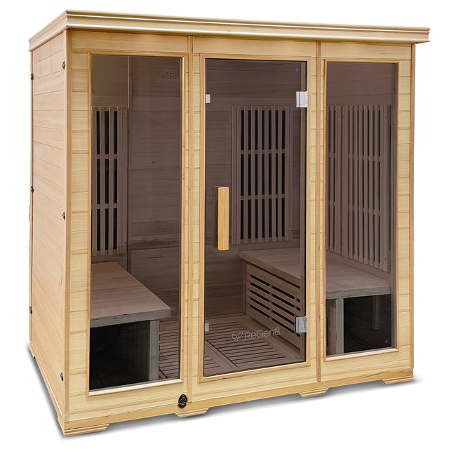 ReGen8 Quadro - 4 Person 2640W Infrared Sauna