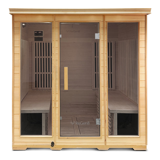 ReGen8 Quadro - 4 Person 2640W Infrared Sauna
