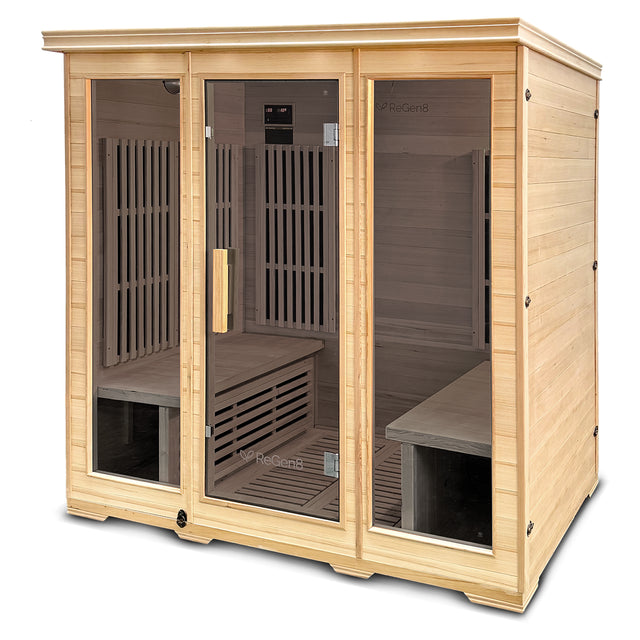ReGen8 Quadro - 4 Person 2640W Infrared Sauna