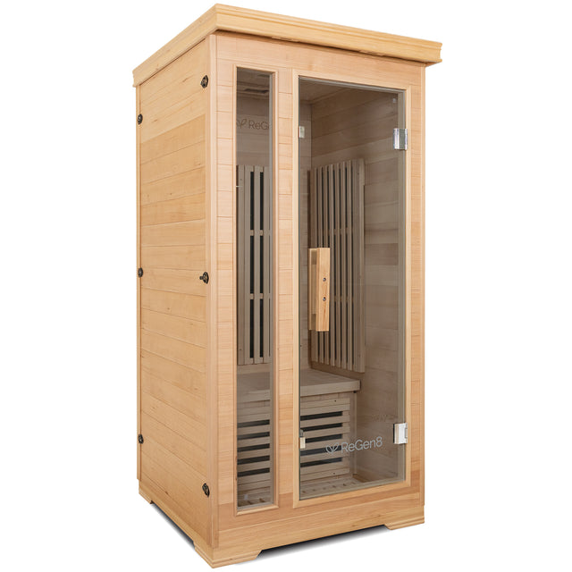 ReGen8 Solo V2 - 1 Person 1410W Infrared Sauna