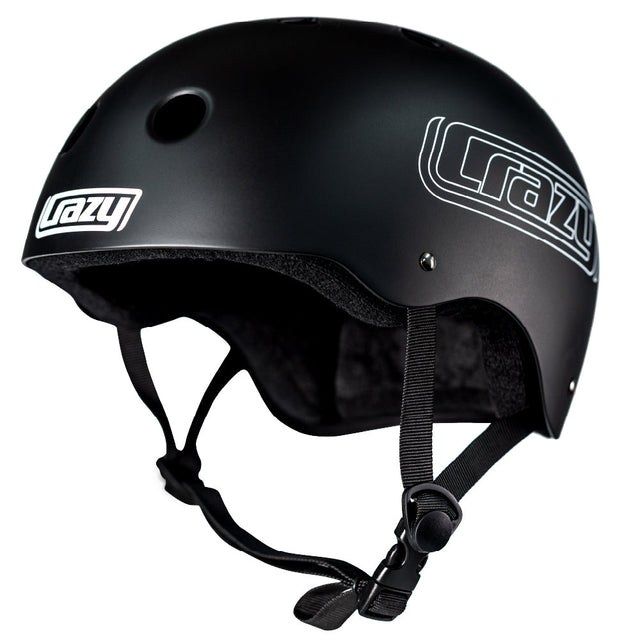 Crazy Skates PROTEXION Black Skate Helmet