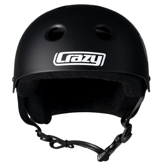 Crazy Skates PROTEXION Black Skate Helmet