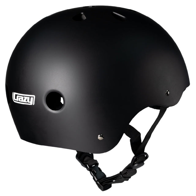 Crazy Skates PROTEXION Black Skate Helmet