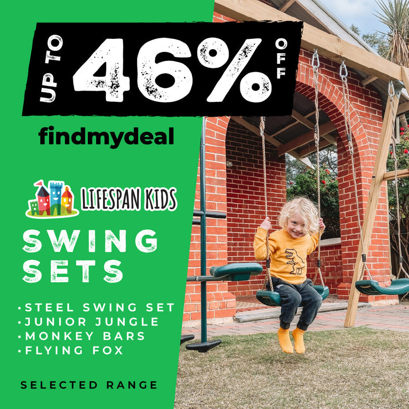 Explore our range of Swing Sets, perfect for outdoor play. High-quality, durable, and designed for fun. Shop now at Rolling Warehouse Deals!