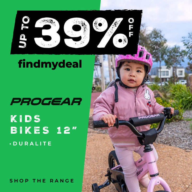 Explore our range of 12" Kids Bikes, perfect for 2-4 year olds. Designed for safety and fun, our Progear DuraLite bikes are a great way to get your child started on their cycling journey.