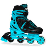 Crazy Skates Blade Teal Size Adjustable Inline Skates