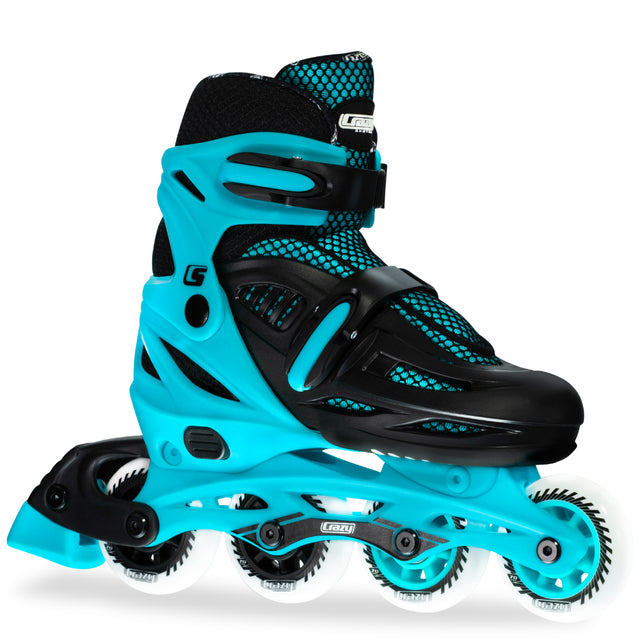 Crazy Skates Blade Teal Size Adjustable Inline Skates