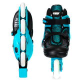 Crazy Skates Blade Teal Size Adjustable Inline Skates