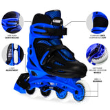 Crazy Skates Blade Blue Size Adjustable Inline Skates