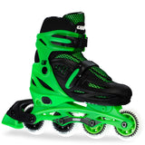 Crazy Skates Blade Green Size Adjustable Inline Skates