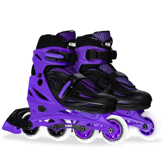 Crazy Skates Blade Purple Size Adjustable Inline Skates