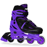 Crazy Skates Blade Purple Size Adjustable Inline Skates