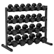 CORTEX 495kg Hex Dumbbell Set (11 pairs, 10-35kg)
