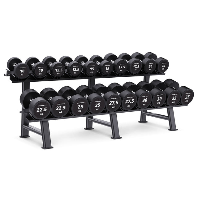 CORTEX 430kg Pro Dumbbell Set (10-35kg, 10 Pairs)