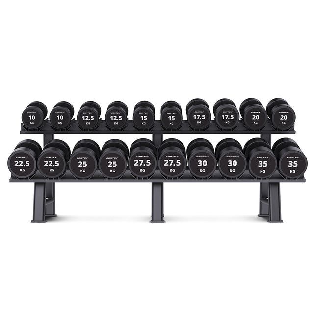 CORTEX 430kg Pro Dumbbell Set (10-35kg, 10 Pairs)