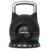 CORTEX 7-in-1 RevoLock Quick Adjust 20kg Kettlebell