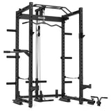 CORTEX PR4 Folding Power Rack with 90kg Endurashell Weight, Bar and Bench Set