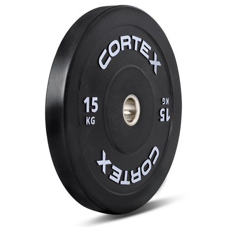CORTEX Black Series V3 Rubber Olympic Bumper Plate 50mm 15kg (2 Pack)