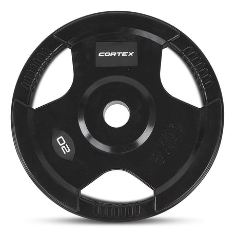 CORTEX 20kg Tri-Grip V2 50mm Olympic Plates (Pair)