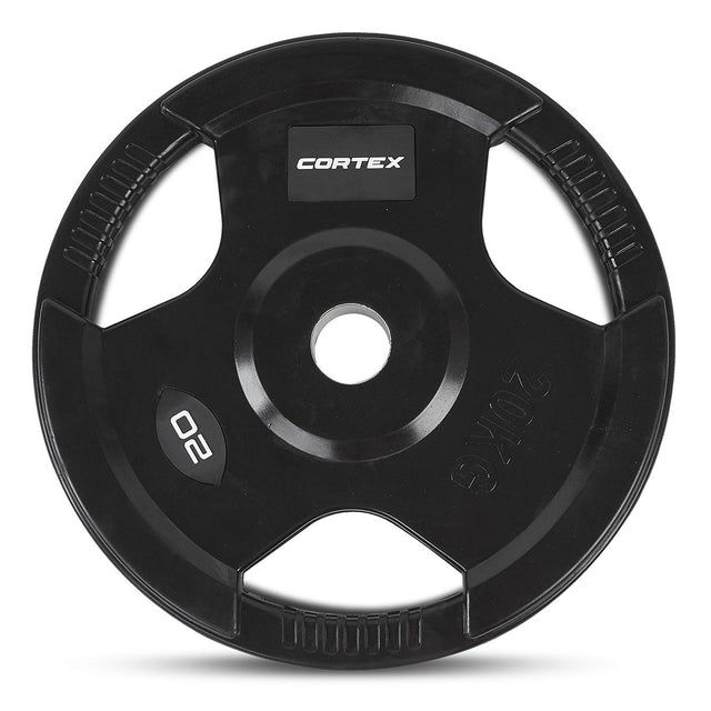 CORTEX 20kg Tri-Grip V2 50mm Olympic Plates (Pair)