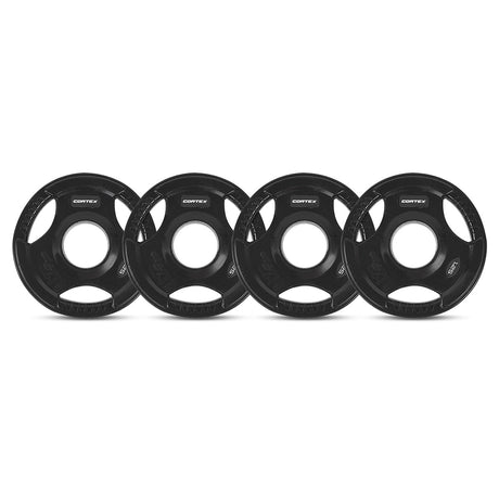 CORTEX 35kg Tri-Grip V2 50mm Olympic Plate Set
