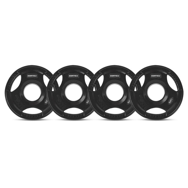 CORTEX 35kg Tri-Grip V2 50mm Olympic Plate Set