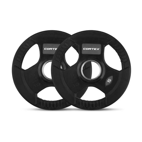 CORTEX 45kg Tri-Grip V2 50mm Olympic Dumbbell Set