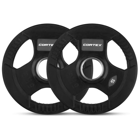 CORTEX 40kg Tri-Grip V2 50mm Olympic Curl Bar Set