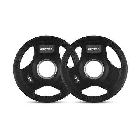 CORTEX 40kg Tri-Grip V2 50mm Olympic Curl Bar Set