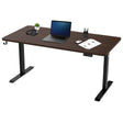 Lifespan Fitness ErgoDesk Electric Standing Desk 160cm (Walnut/Black)