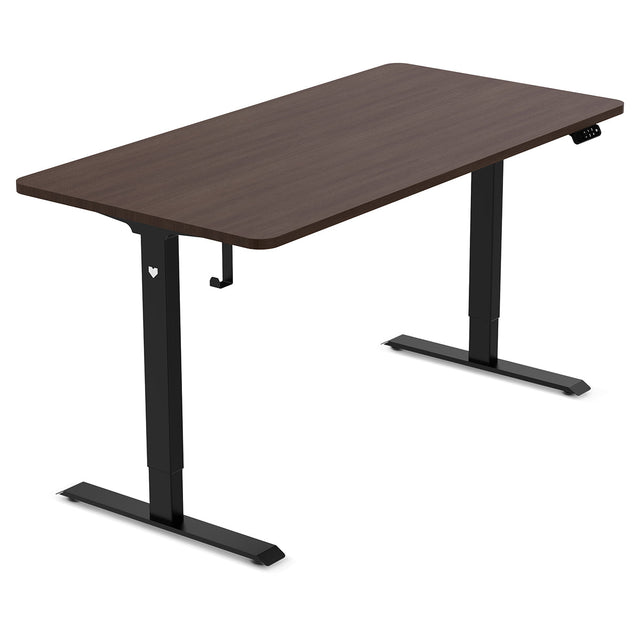 Lifespan Fitness ErgoDesk Electric Standing Desk 160cm (Walnut/Black)