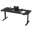 Lifespan Fitness ErgoDesk Electric Standing Desk 180cm (Black/Black)