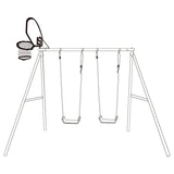 Lifespan Kids Swish Basketball Ring with BR2 Bracket Timber Swings