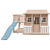 Lifespan Kids Finley Cubby House with 1.8m Slide (Pastel Blue)