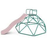 Lifespan Kids Summit 2.0m Dome Climber & 1.8m Slide (Pastel Pink)
