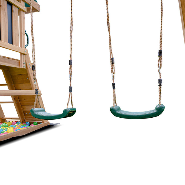 Lifespan Kids Greenvale Swing Set & Play Centre with 1.8m Slide (Pastel Blue)