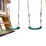 Lifespan Kids Greenvale Swing Set & Play Centre with 1.8m Slide (Pastel Pink)