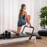 Lifespan Fitness Contour Studio Commercial Pilates Reformer Bed Set (Black)